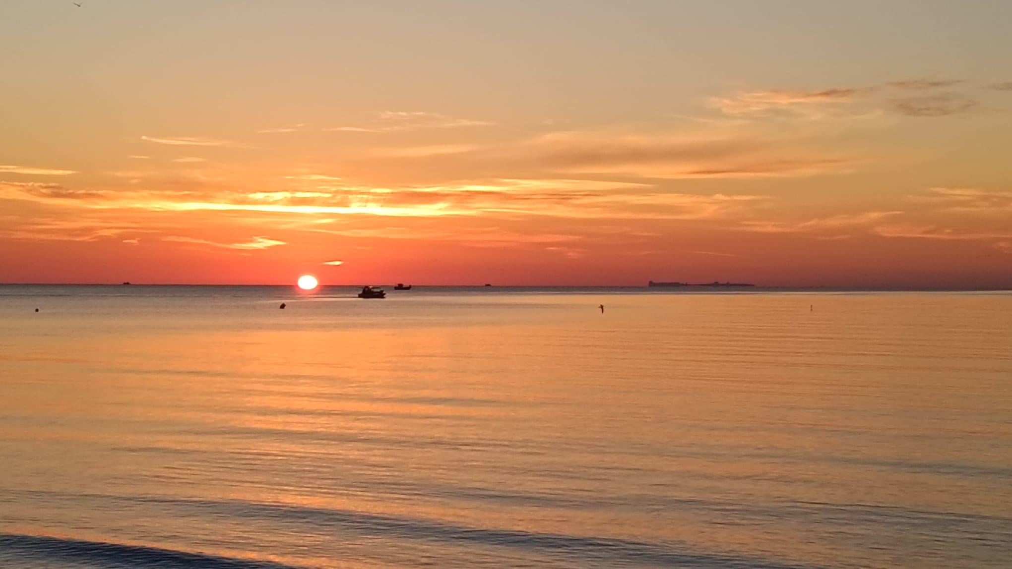 Amanecer en la Playa de El Pinet, La Marina — Elche